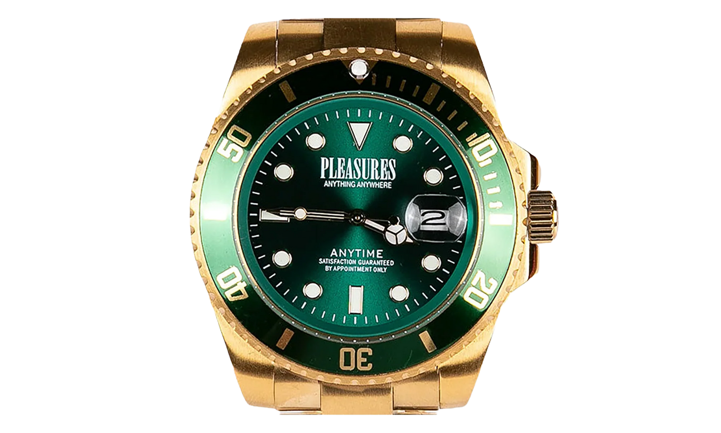 Anytime Watch "Gold / Green" P26SP050 GLD/GRN