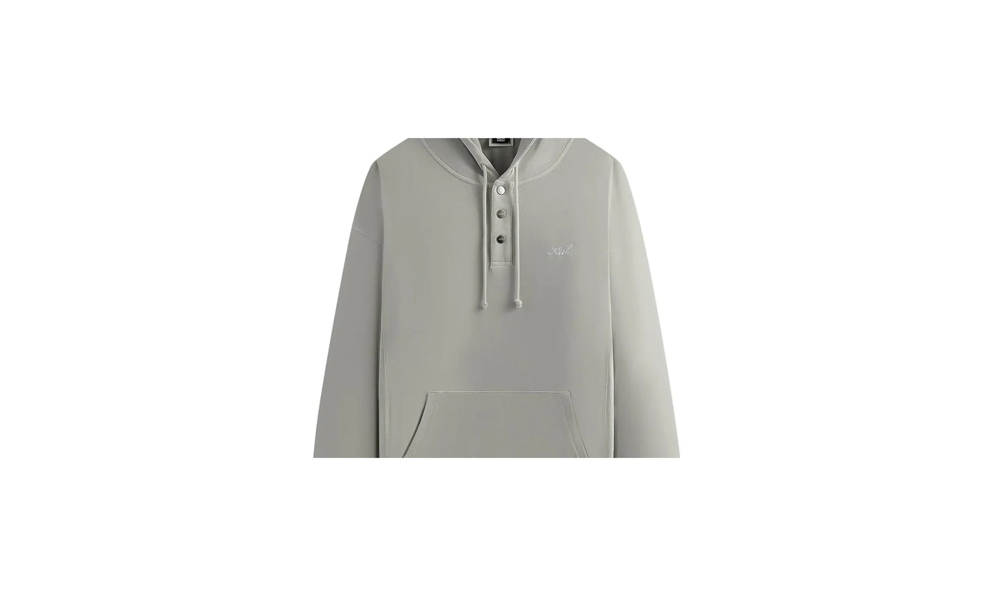 Crystal Wash Interlock Williams Iv Hoodie "Concrete" KHM032024 005