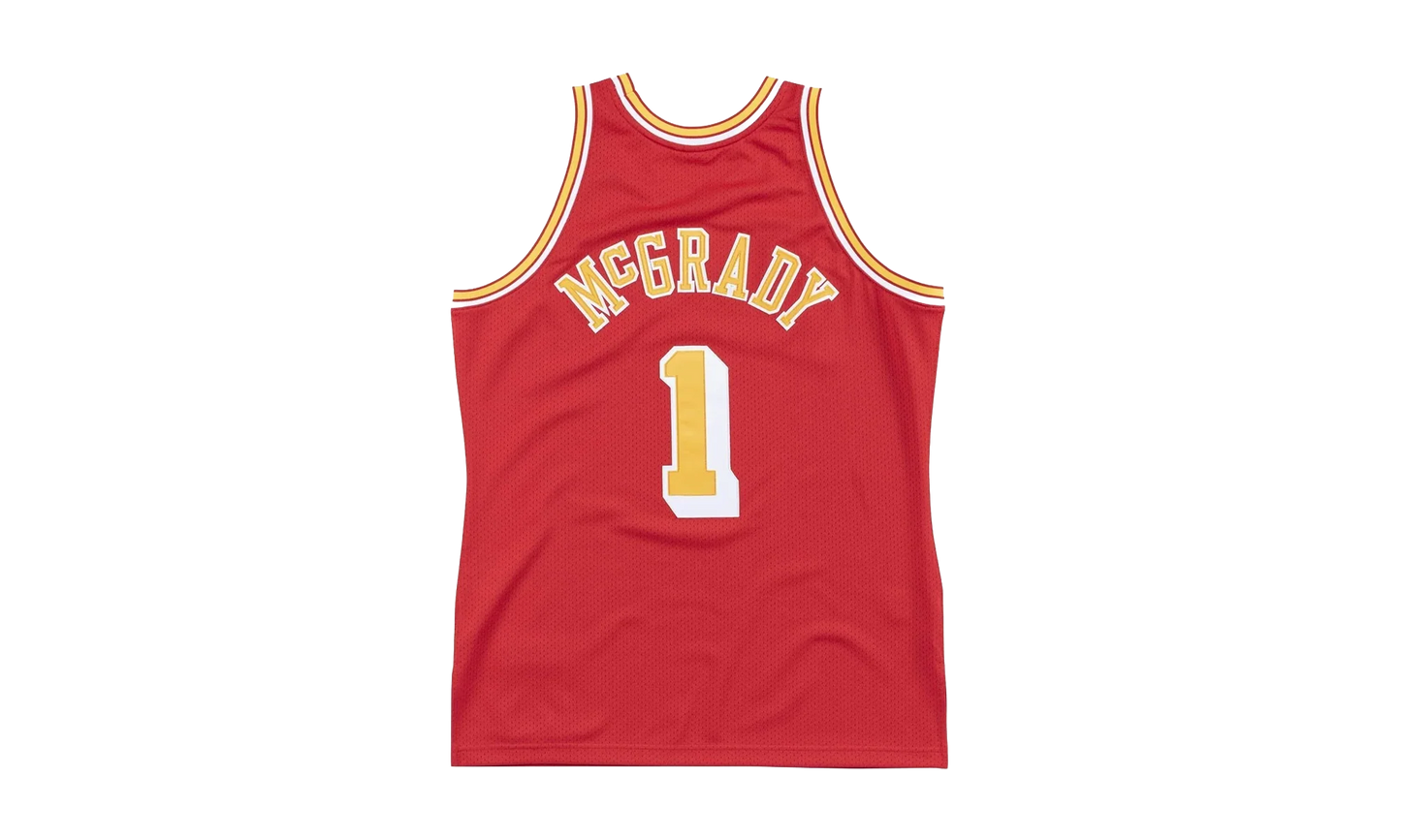 NBA Tracy McGrady Authentic Jersey "2004 Houston Rockets - Scarlet" AJY4CP18178 HROSCAR04TMC