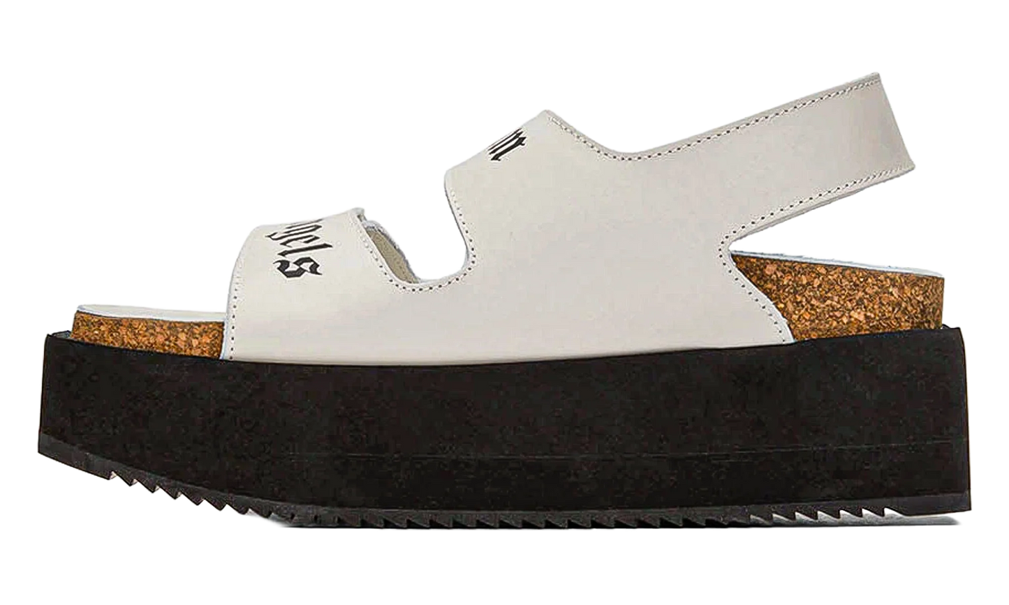Logo Sandals "White" PWIH005S22LEA0010110