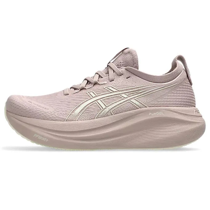 Women's Gel-Nimbus 27 Running Shoes in Fawn/Birch