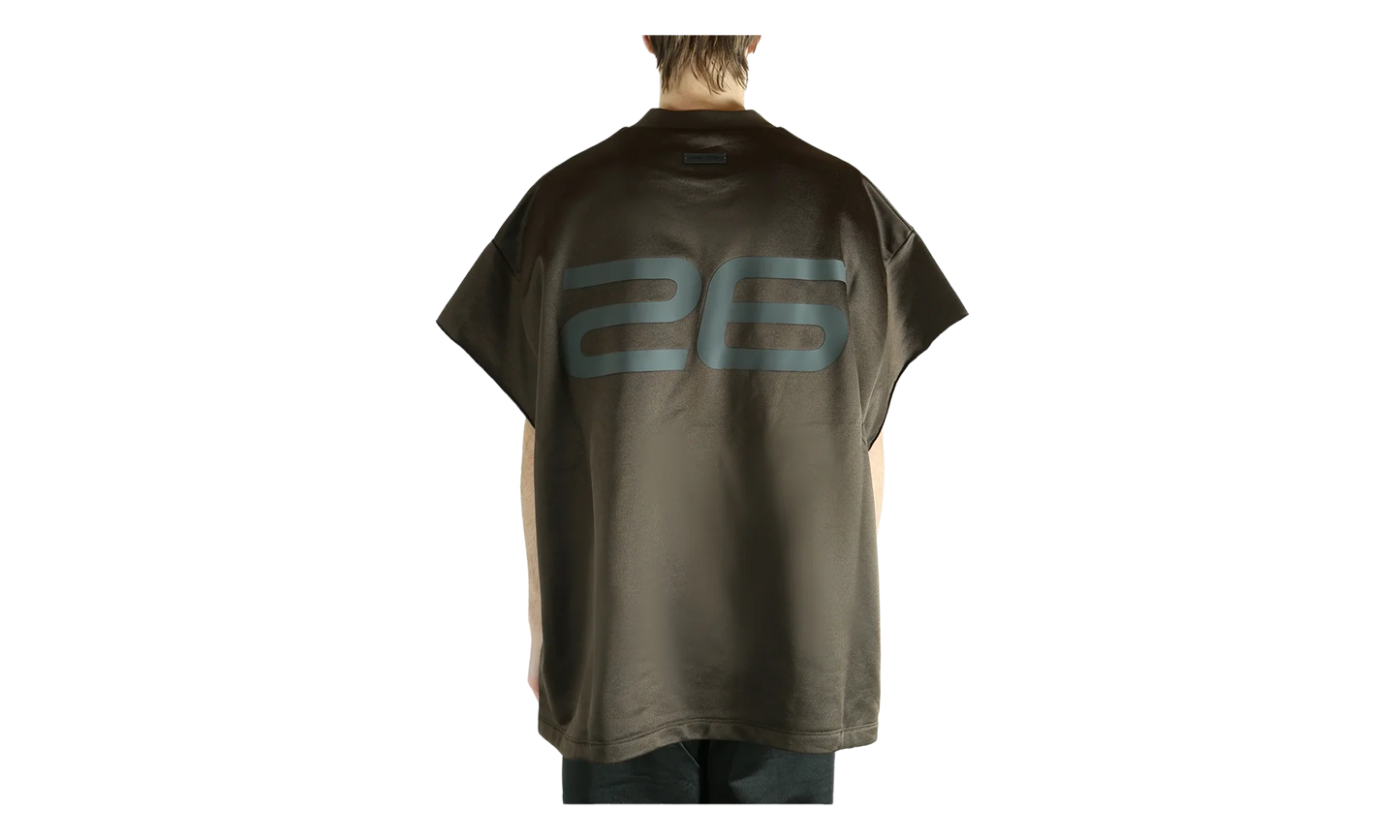 Satin Fleece 90's Muscle Tee "Brown" 192HO256882F