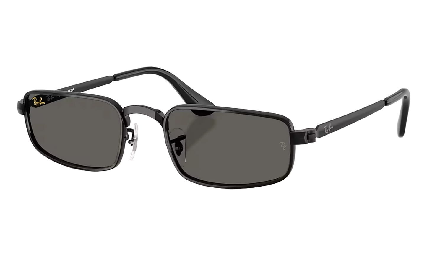 Ray-Ban Bold Metals "A$AP Rocky - Polished Black with Dark Grey Lens" RB3927 002 J5