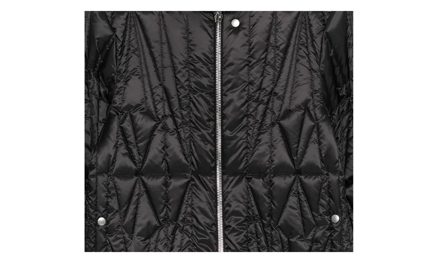 Rick Owens Woven Geocamo Flight Jacket "Black" MON38
