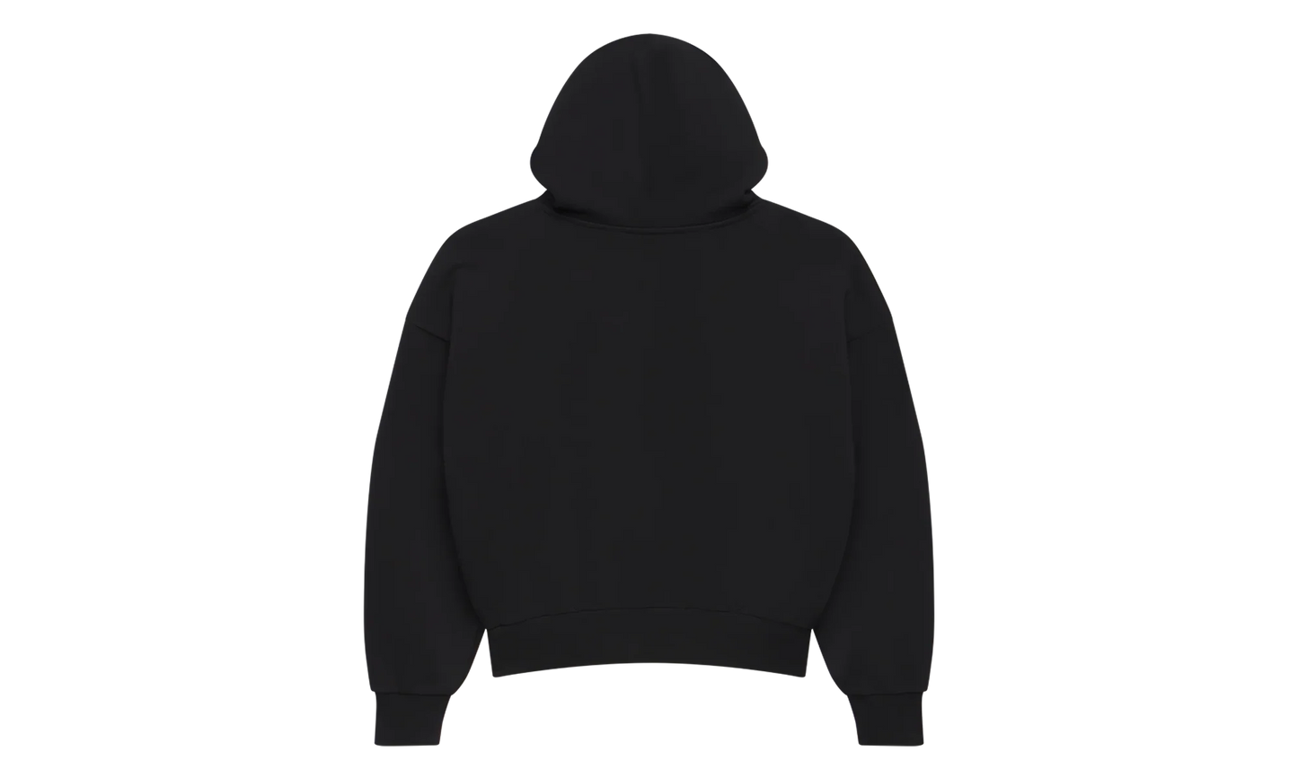 Distressed Script Hoodie "Black" LST 21 22712 BLK