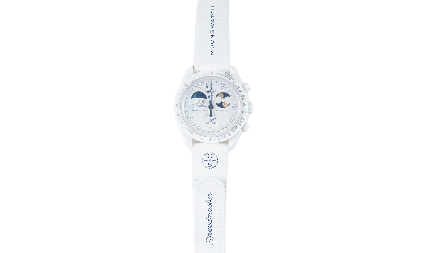 Swatch x Omega Bioceramic Moonswatch "Mission To Earthphase Moonshine Gold (Cold Moon)" SO33W701L