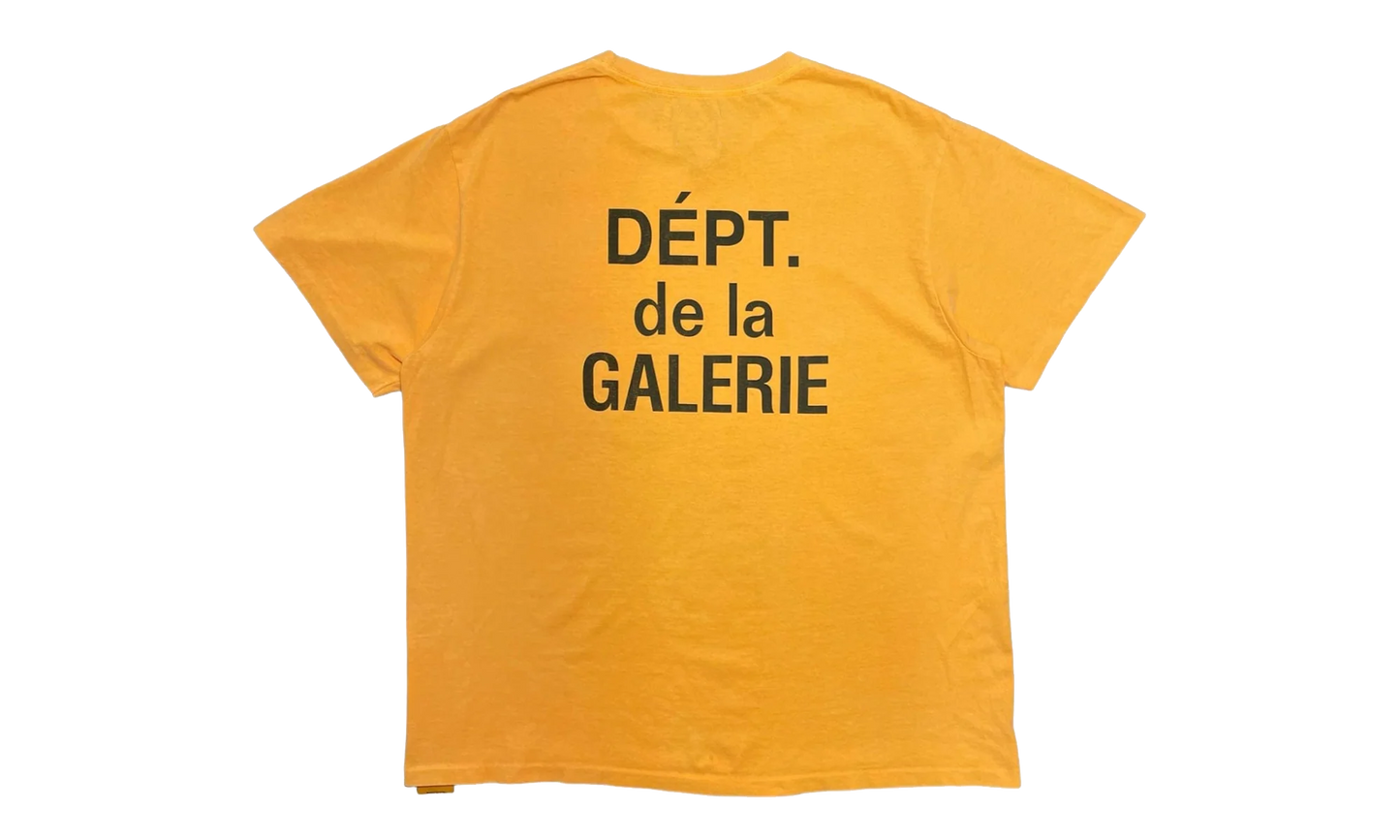 French Logo Short Sleeve Tee Shirt "Flo Orange" GD125
