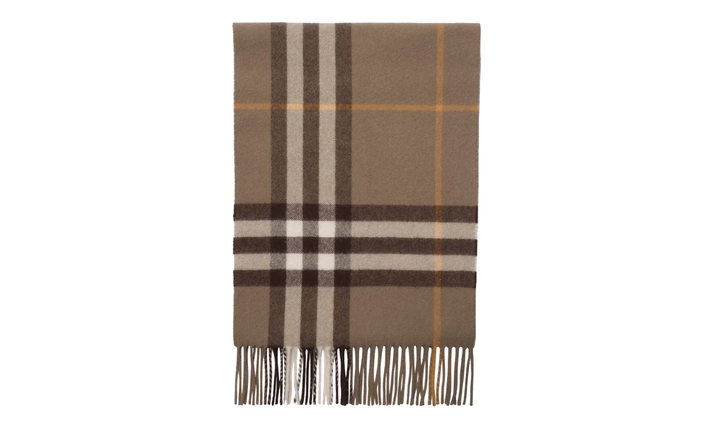 MU Giant CHK Scarf "Vole Brown" 8112647