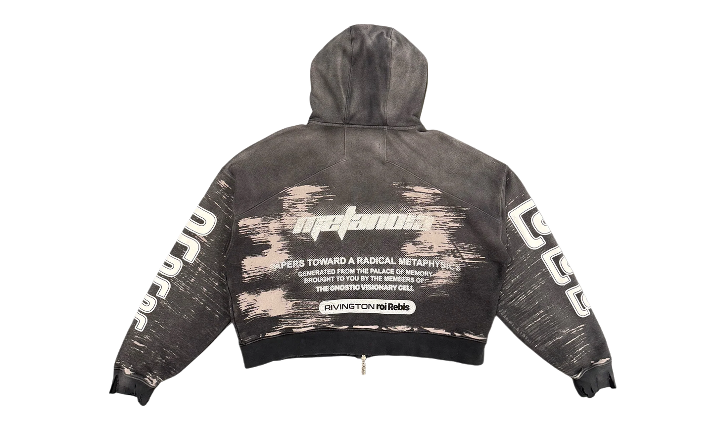 RADICAL ALMA CVA ZIP HOODIE "Black" RIV04