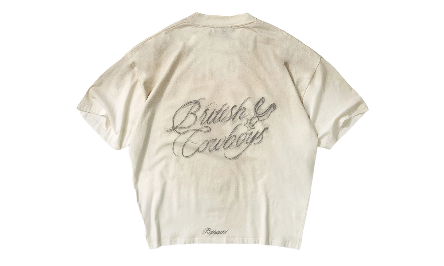 British Cowboys SS Tee "White" MLM100592-WE