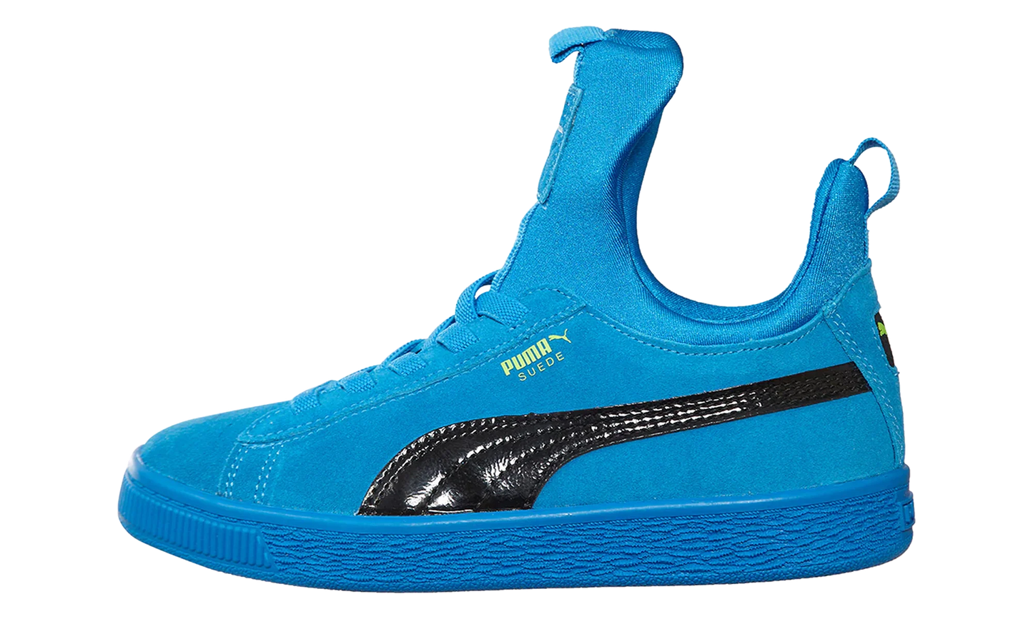 Suede Fierce Patent Block TD "Blue" 367357 02