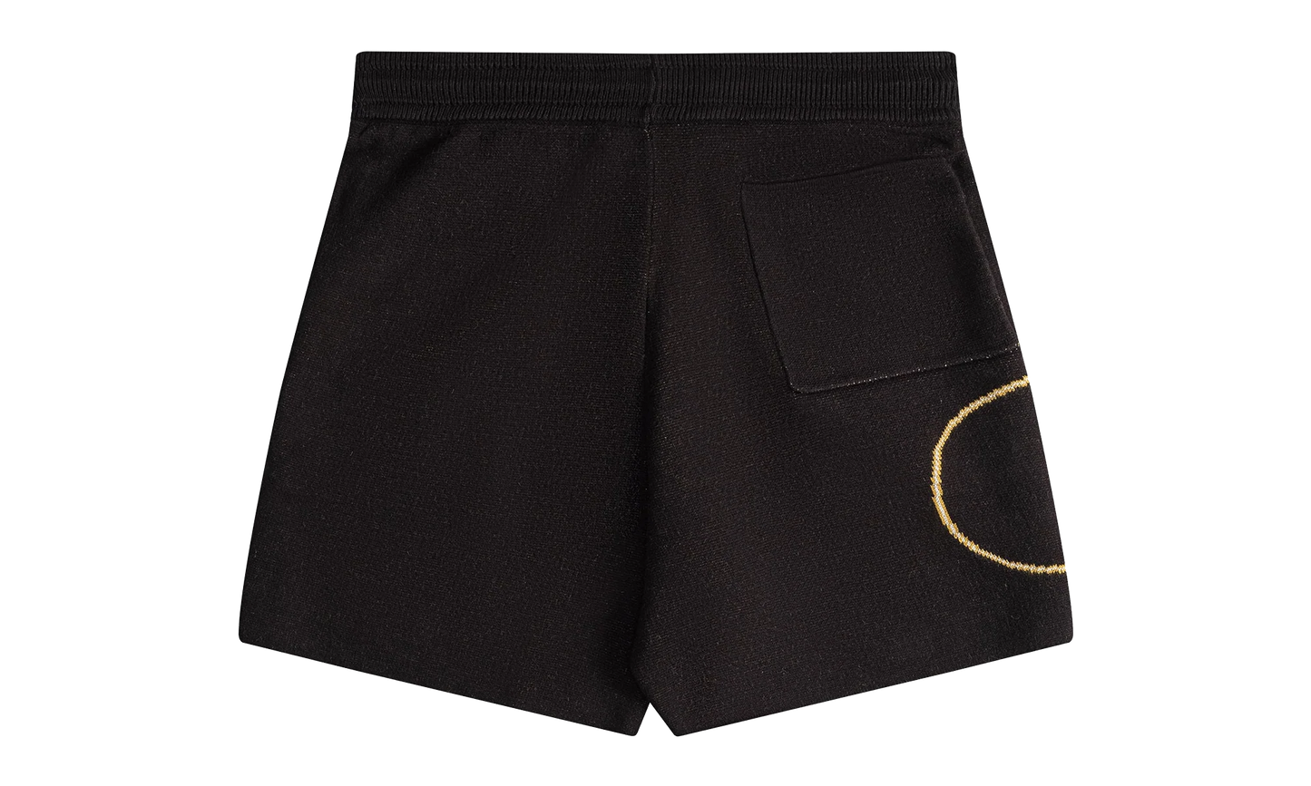 Script Knit Shorts "Black / Cream" RHPS24SH16973165 BLC