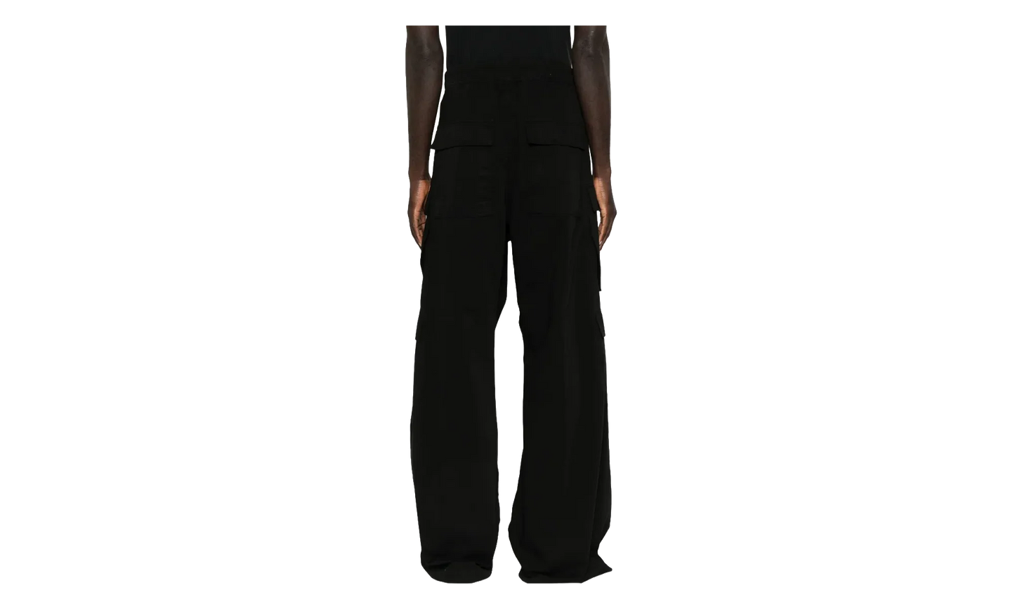 Twill Double Cargo Jumbo Belas Pants "Black" DU02E7398 TW 09