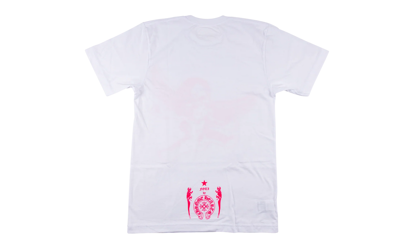 SS26 Pink Foti Tee "White" CHRM0781