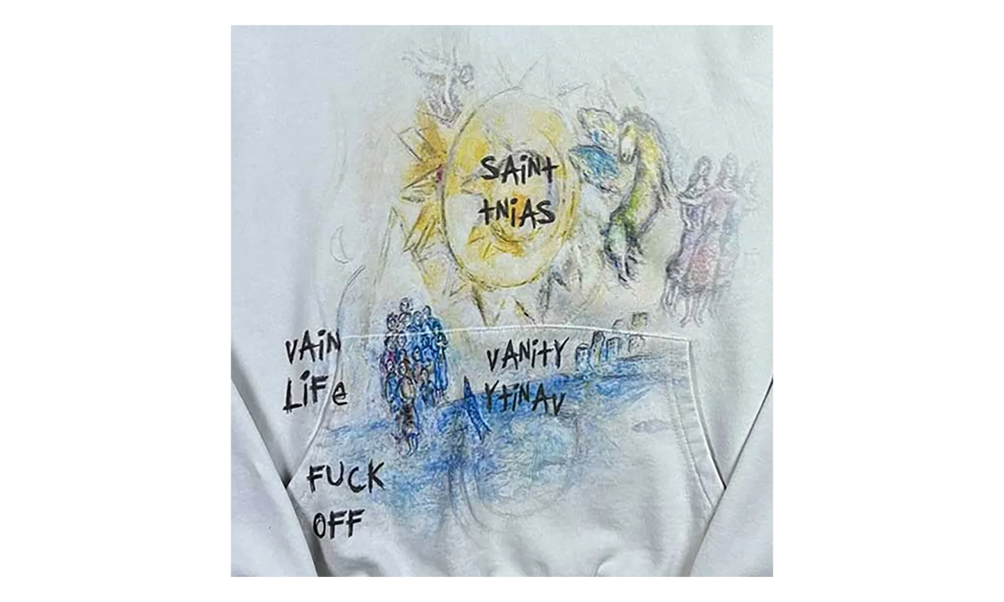 Fuck Off Pullover Hoodie "White" SV FCK OFF