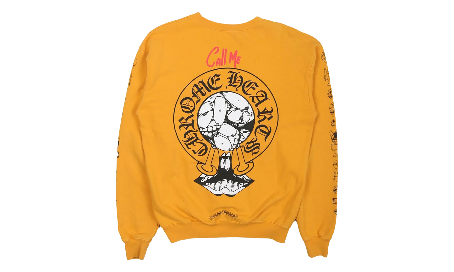 Matty Boy Call Me Crewneck "Yellow" CHRM0902