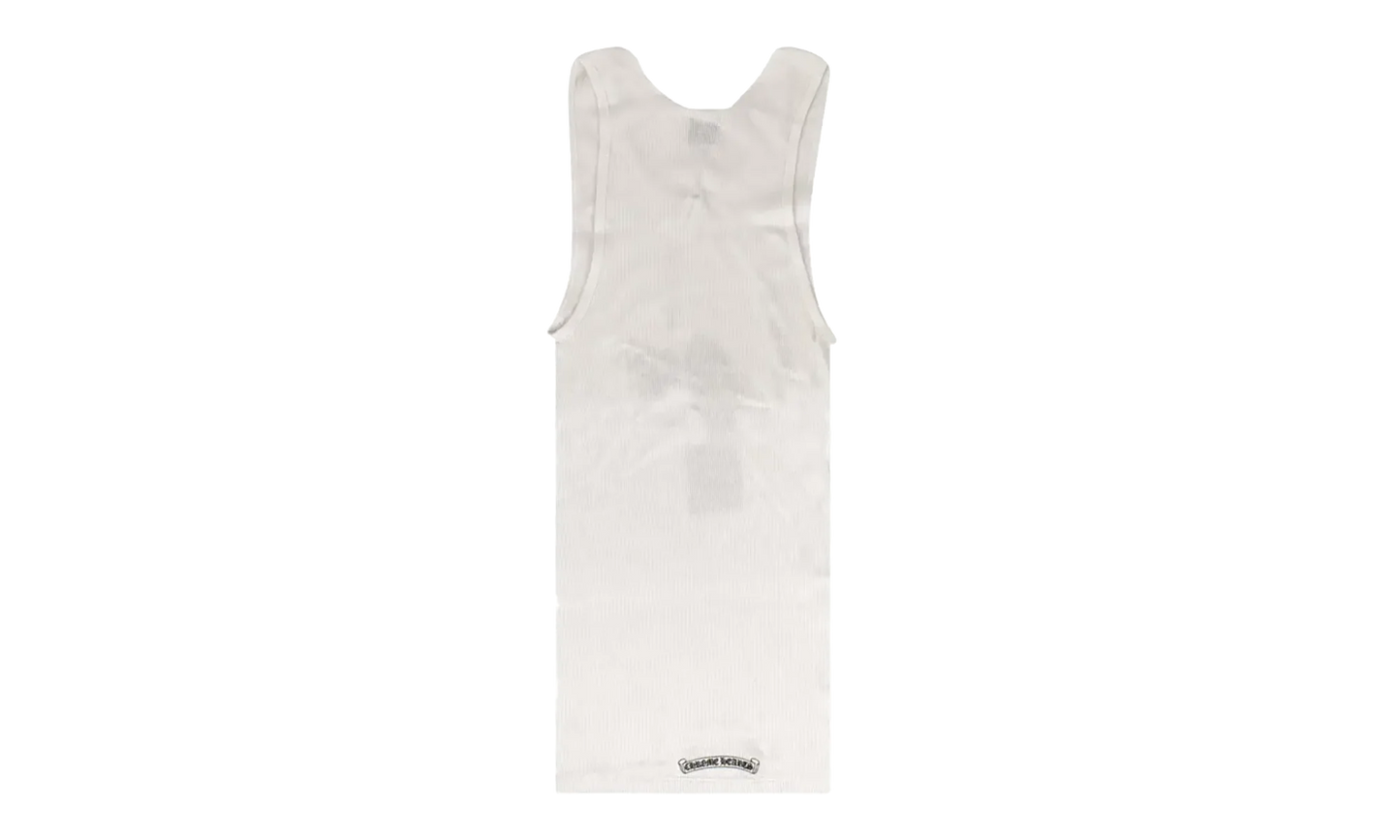 Ribbed Richard Stark Tank Top "White" CHRM0933