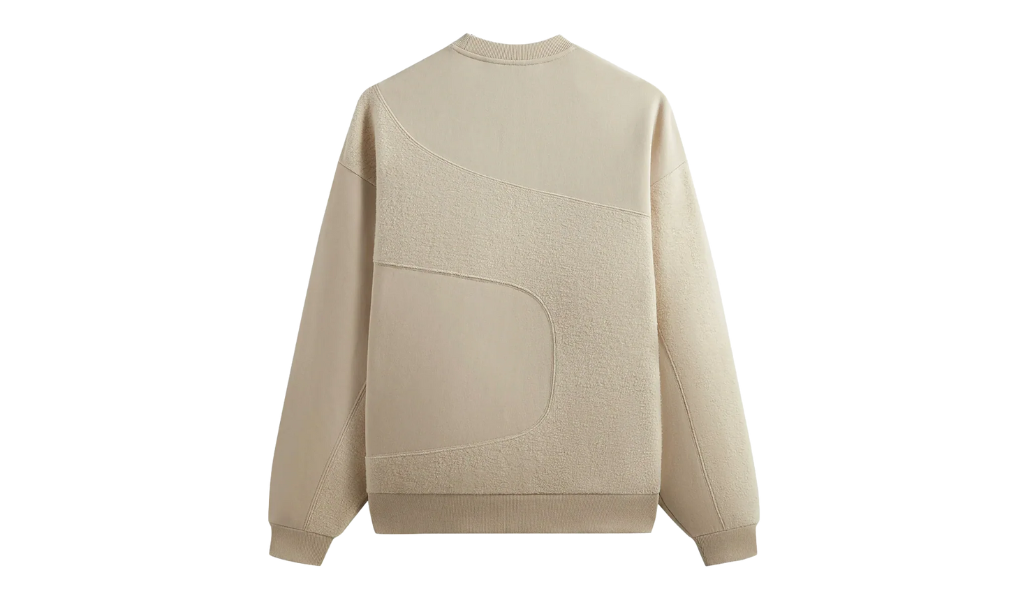 Curved Seam Madison Crewneck "Beige" KHM031531 262