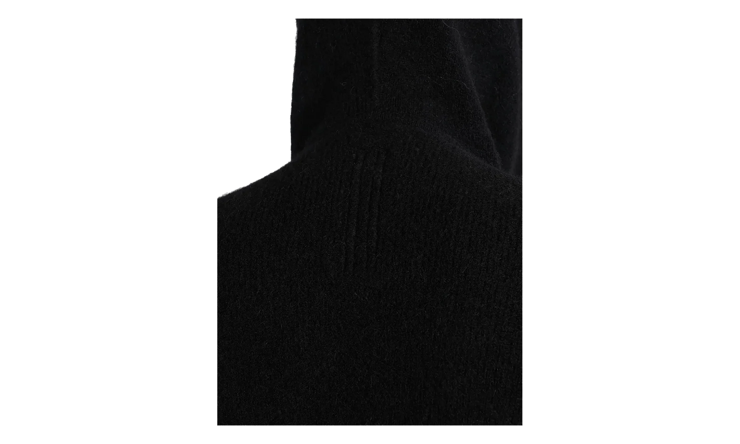 Knitted Hun Hoodie "Black" RR02E1698 KWP 09