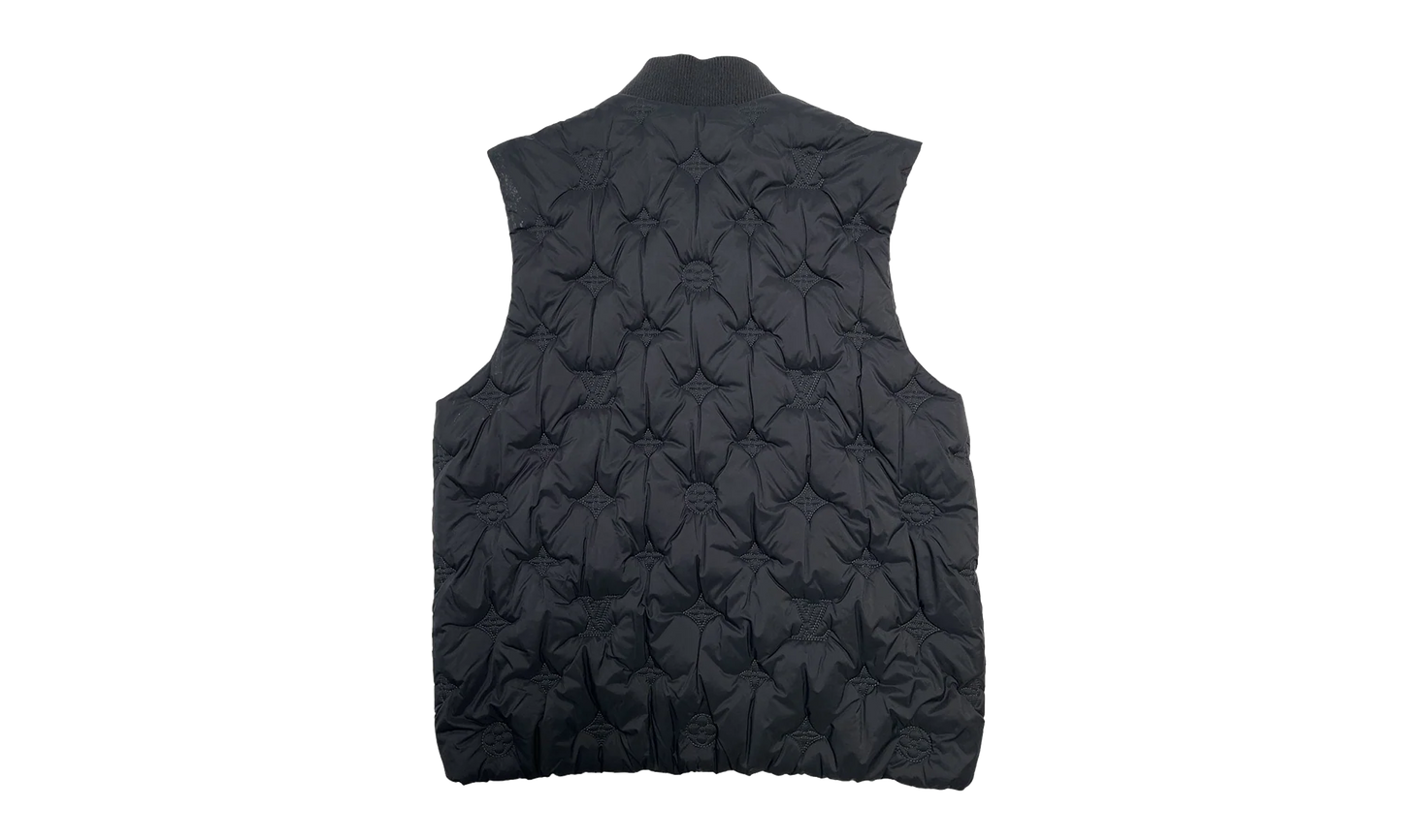 Monogram Quilted Vest "Grey" 1AB5FY