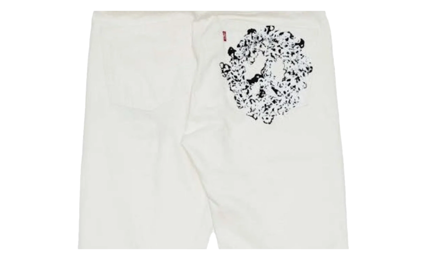 Peace Pocket Denim "White" DT408