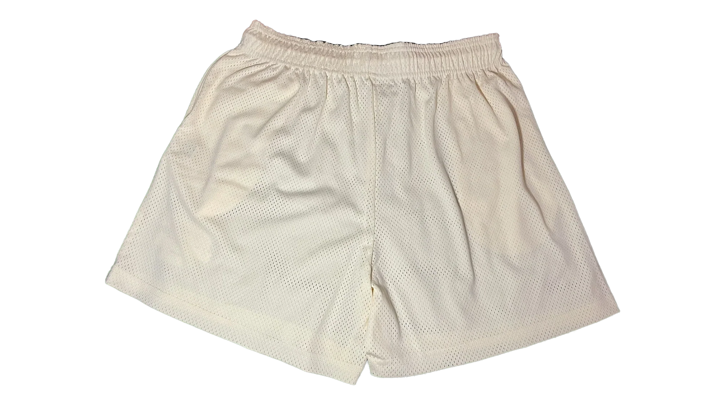 EE Basic Shorts "Antique White / Black / Red" EE125