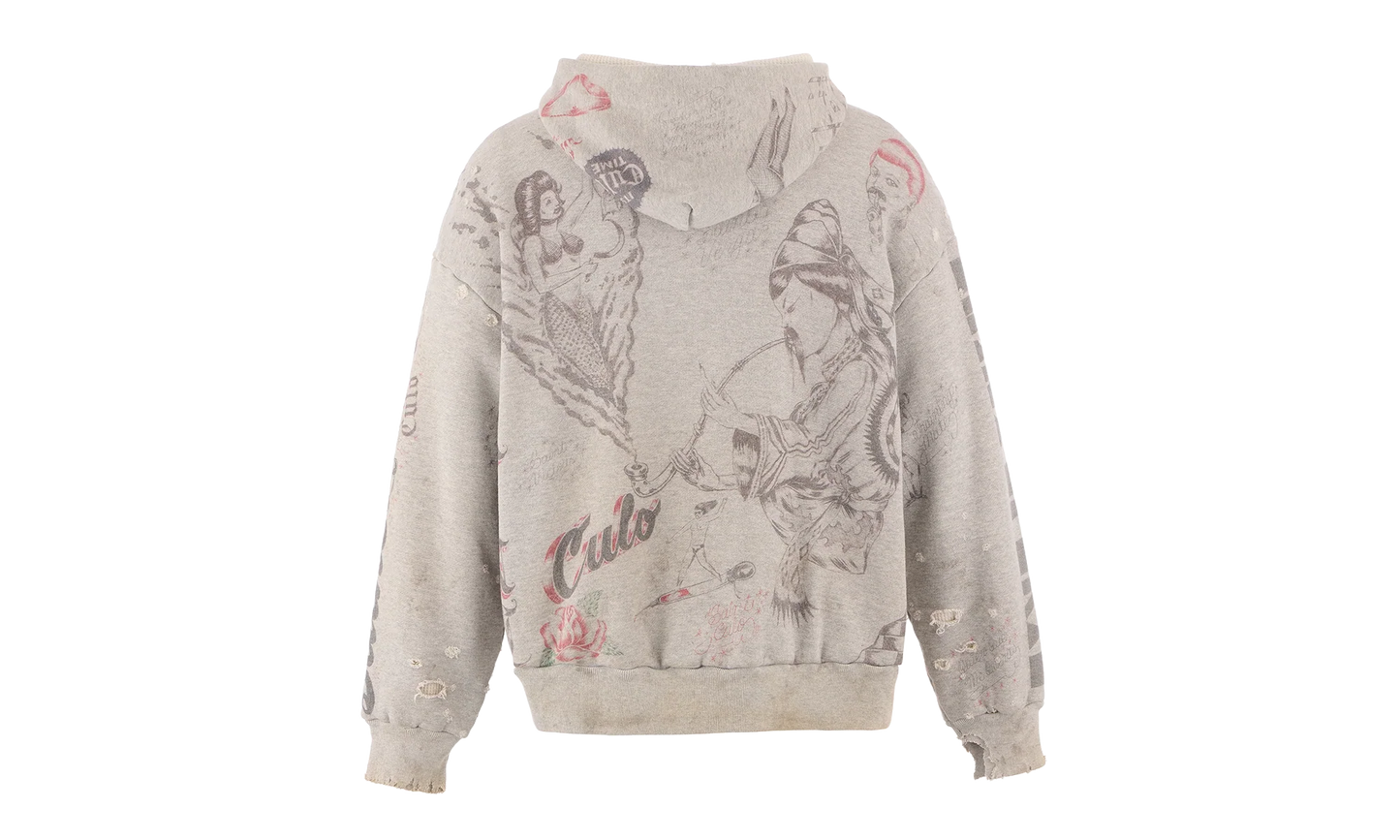 Drawings Hoodie "Alexis Ross - Grey" SM HR1 0000 C31
