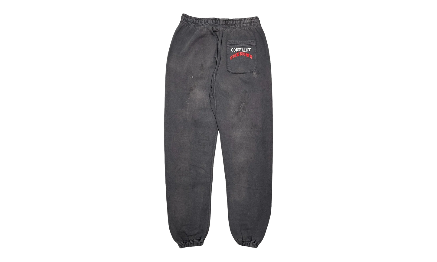 Struggle Logo Sweatpants "Saint Michael - Black" DT370