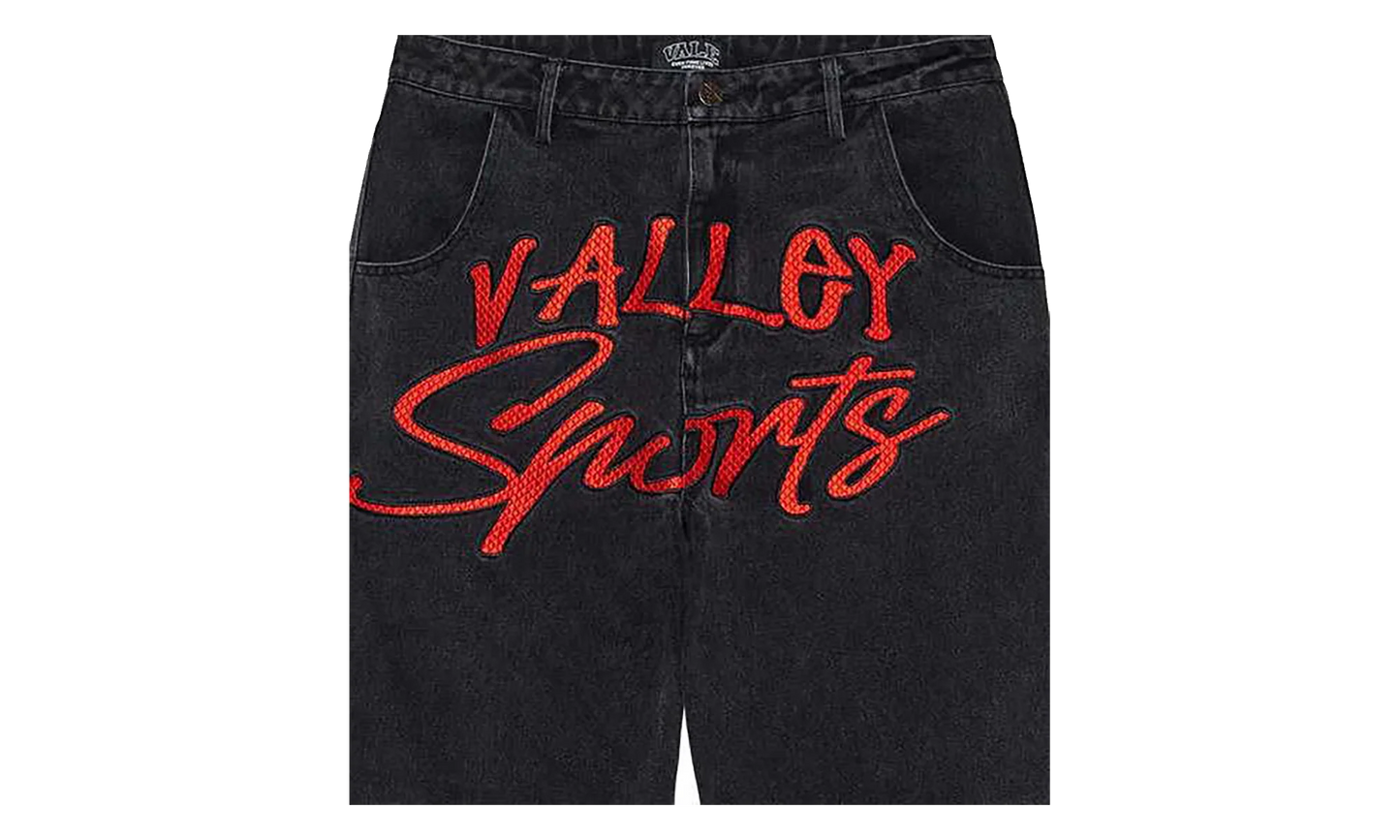 Symbol Denim Pants "Black" VAL164