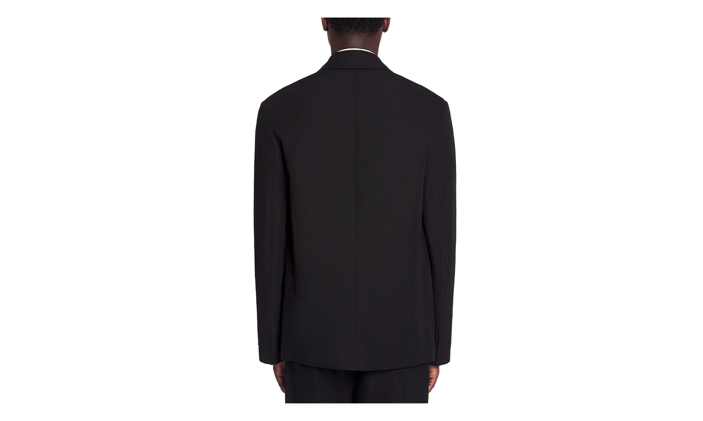 LINEN DECONSTRUCTED SINGLE-BREASTED JACKET "Black" RM JA0122 5870 P24 10