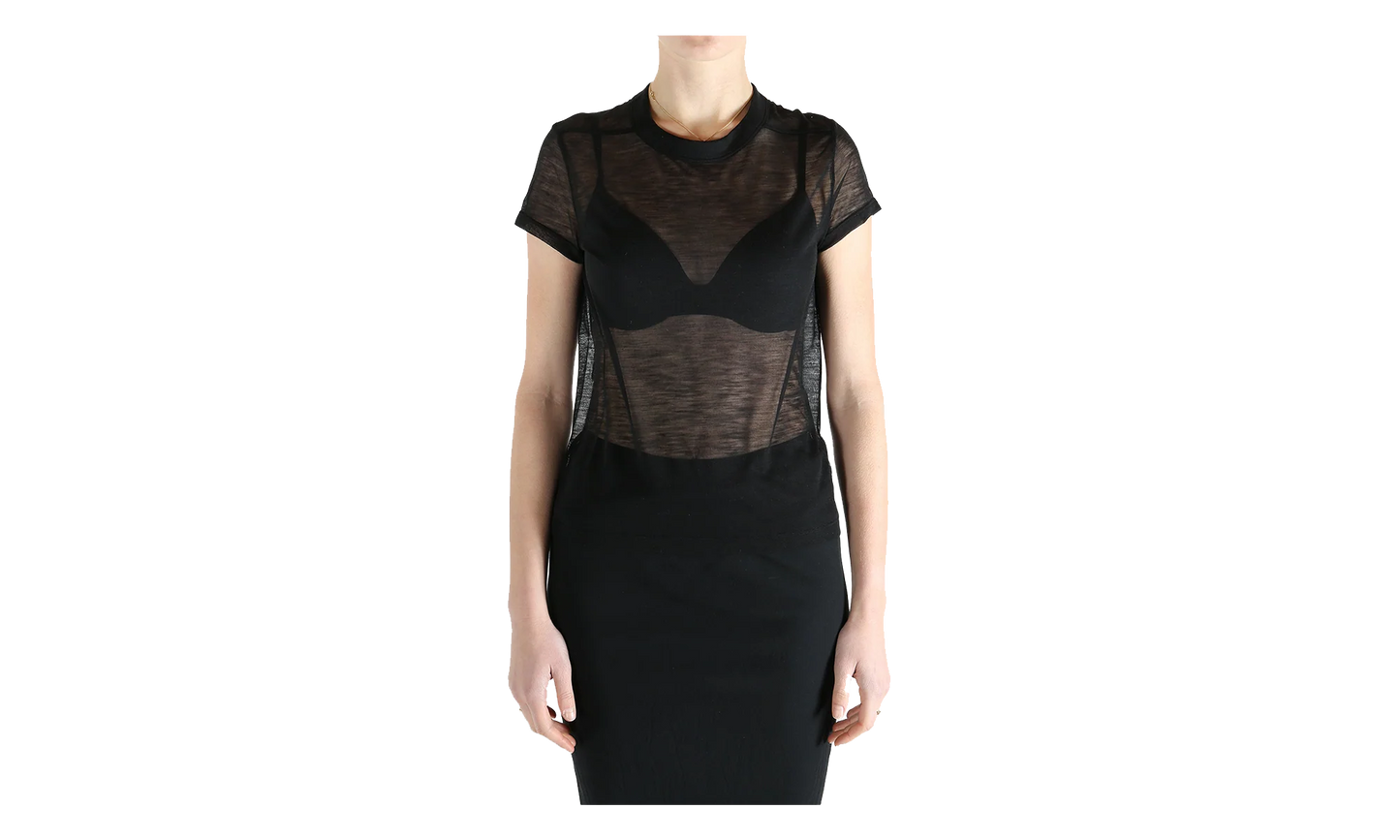 Cropped Level T-Shirt WMNS "Black" RP01F6235 JWR 09