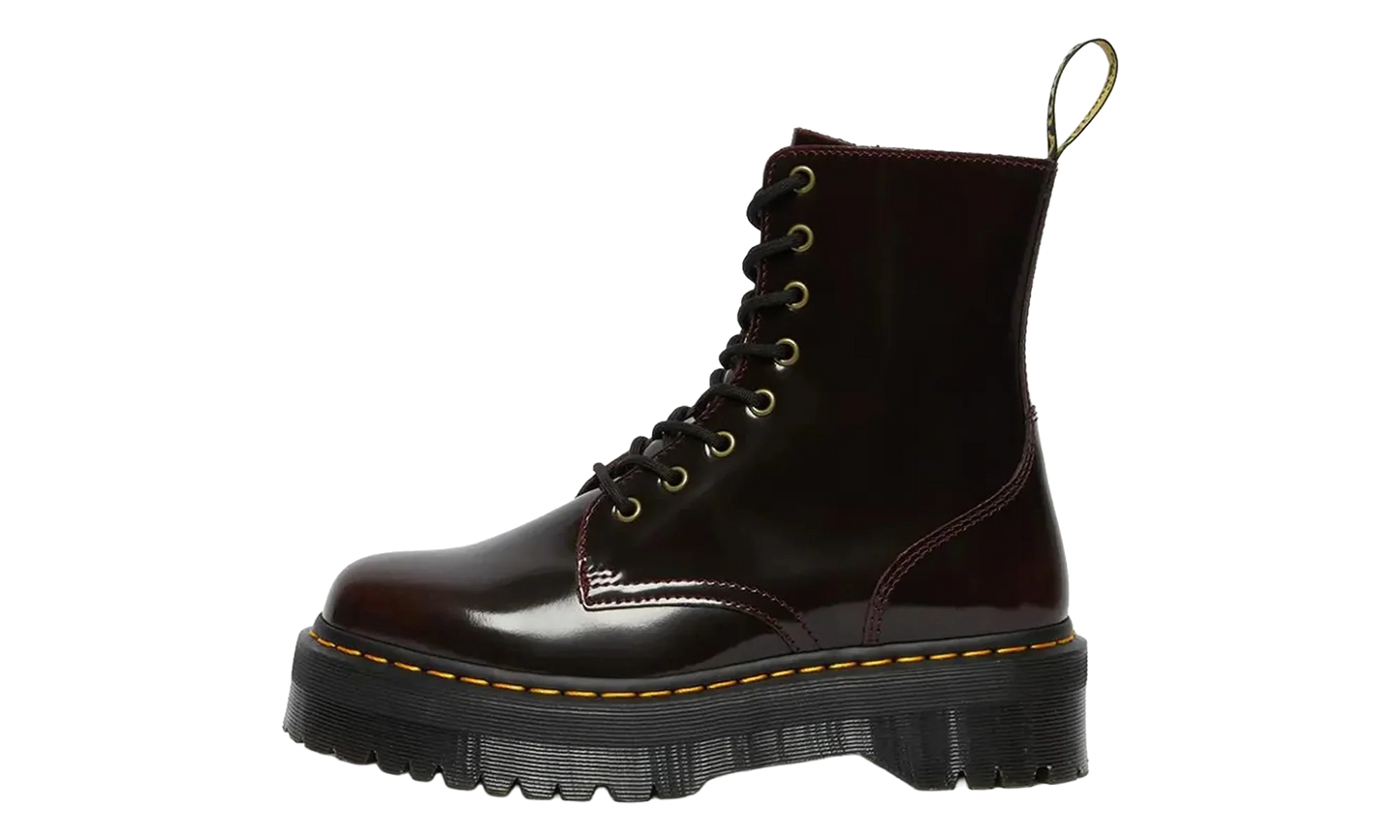 Jadon Arcadia Leather Platform Boots "Cherry Red Arcadia" 24764600