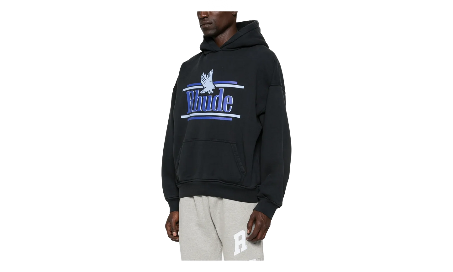 Rossa Hoodie "Vintage Black / Blue" RHSS26HO01012 BLK