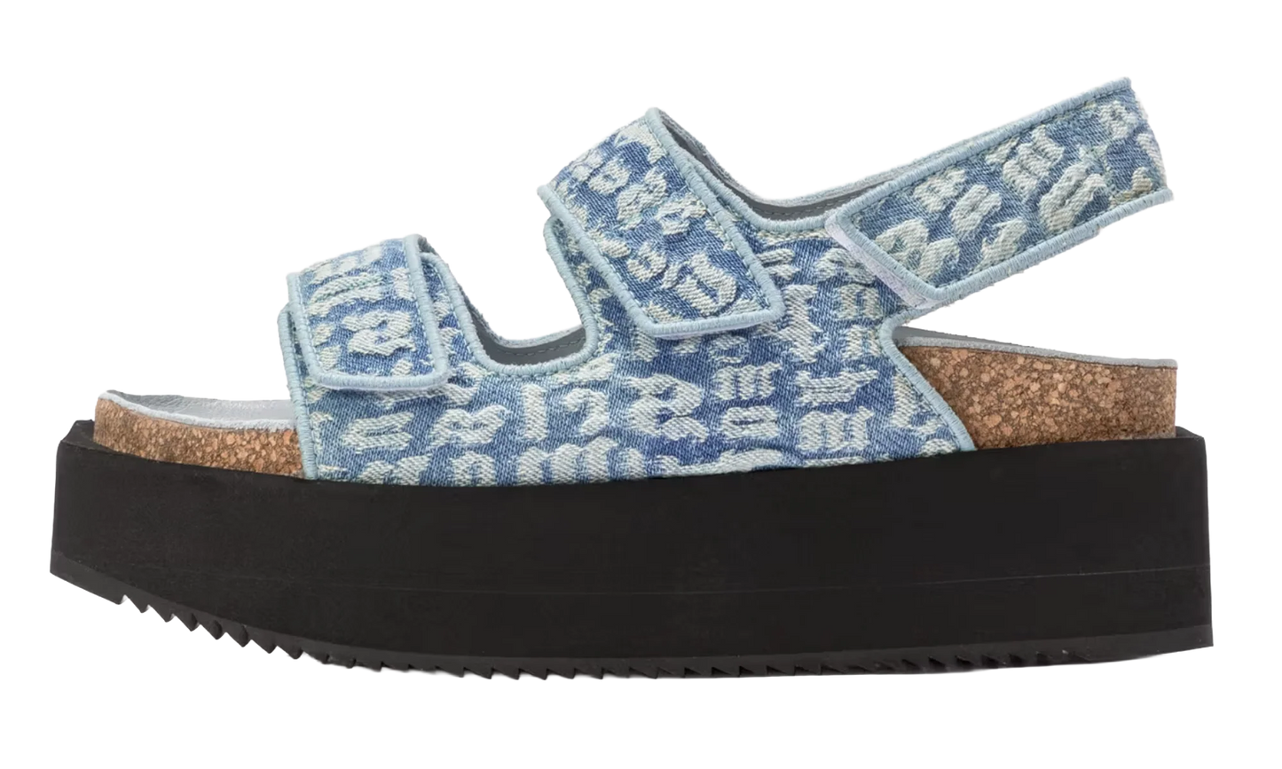 Platform Birk Sandals WMNS "Denim" PWIH005S22LEA0028400