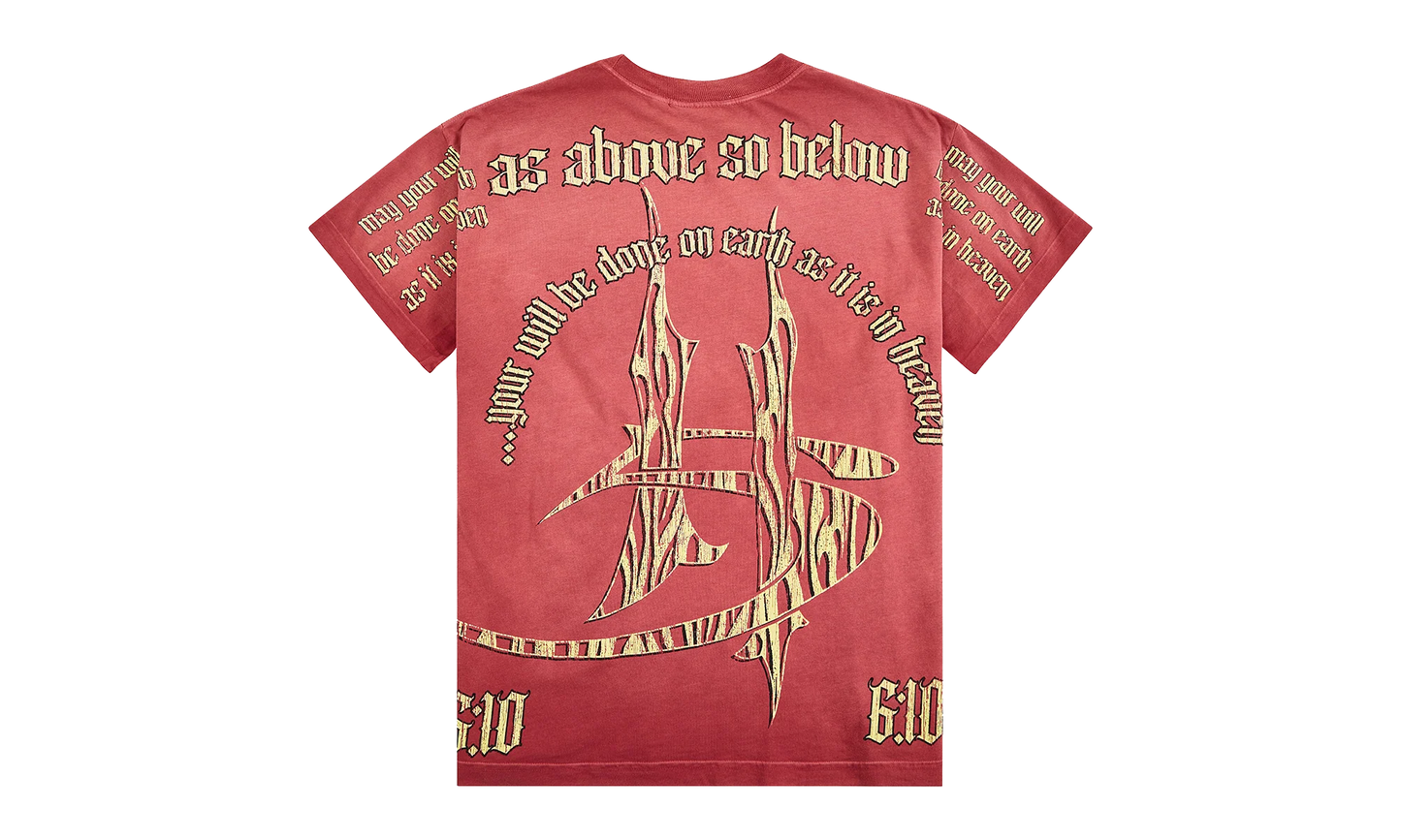 As Above So Below T-Shirt "Red" HSR275