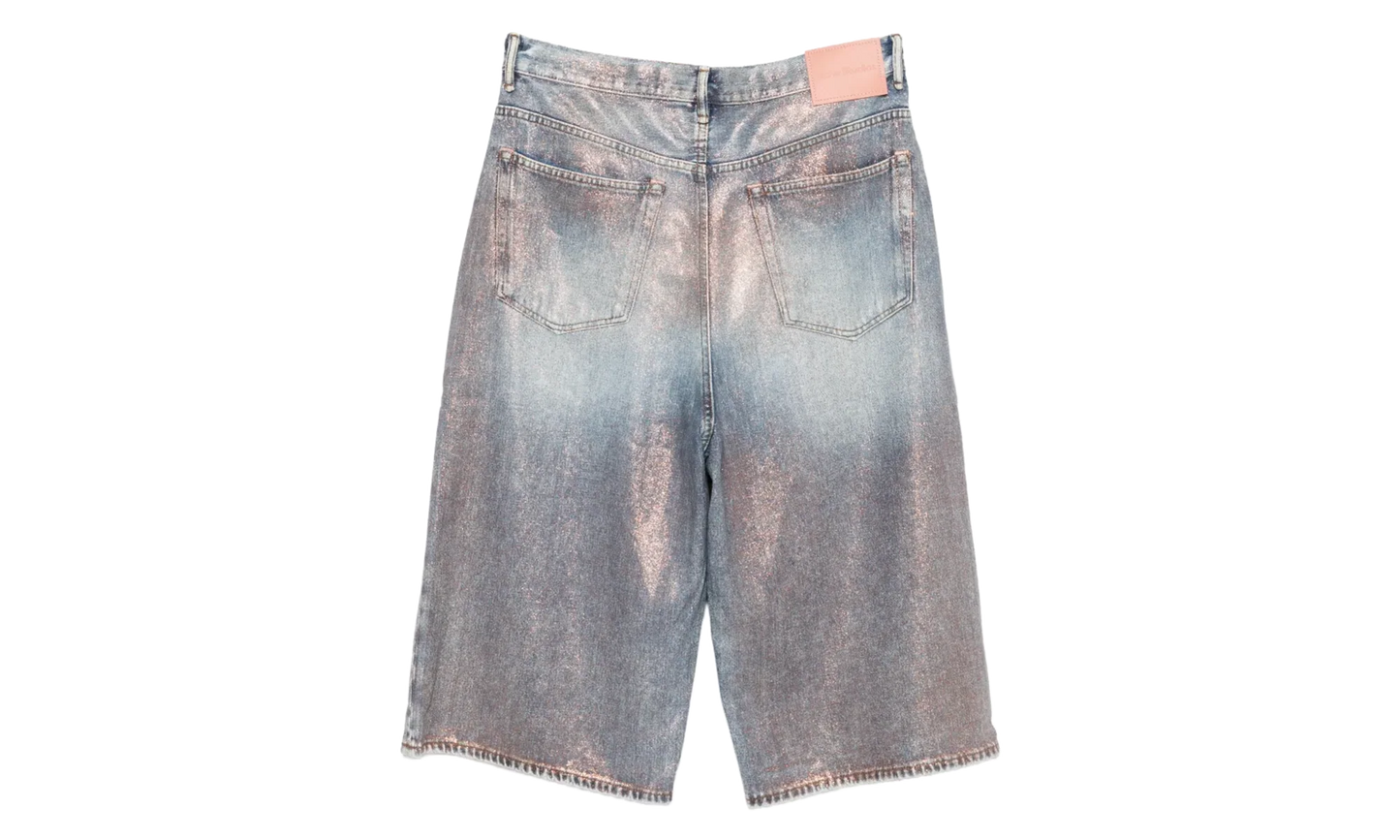 Glitter Denim Shorts "Blue" CE0075CP1