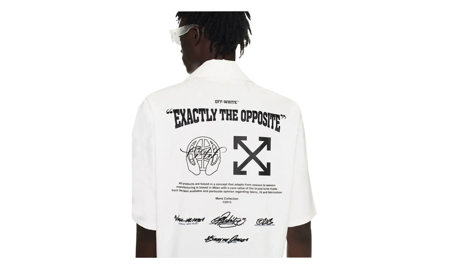 Exact Opp Holiday Shirt "White" OMGG004S23FAB0010110