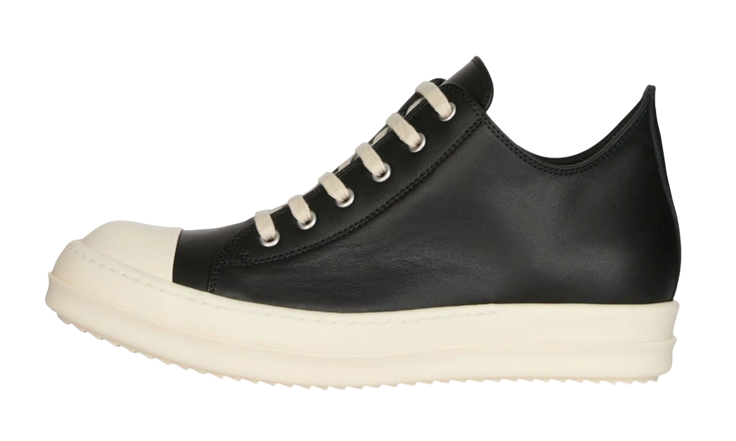 Temple Ramones Sneaker Low Leather "Black Milk" RU01F2891 LCO 911