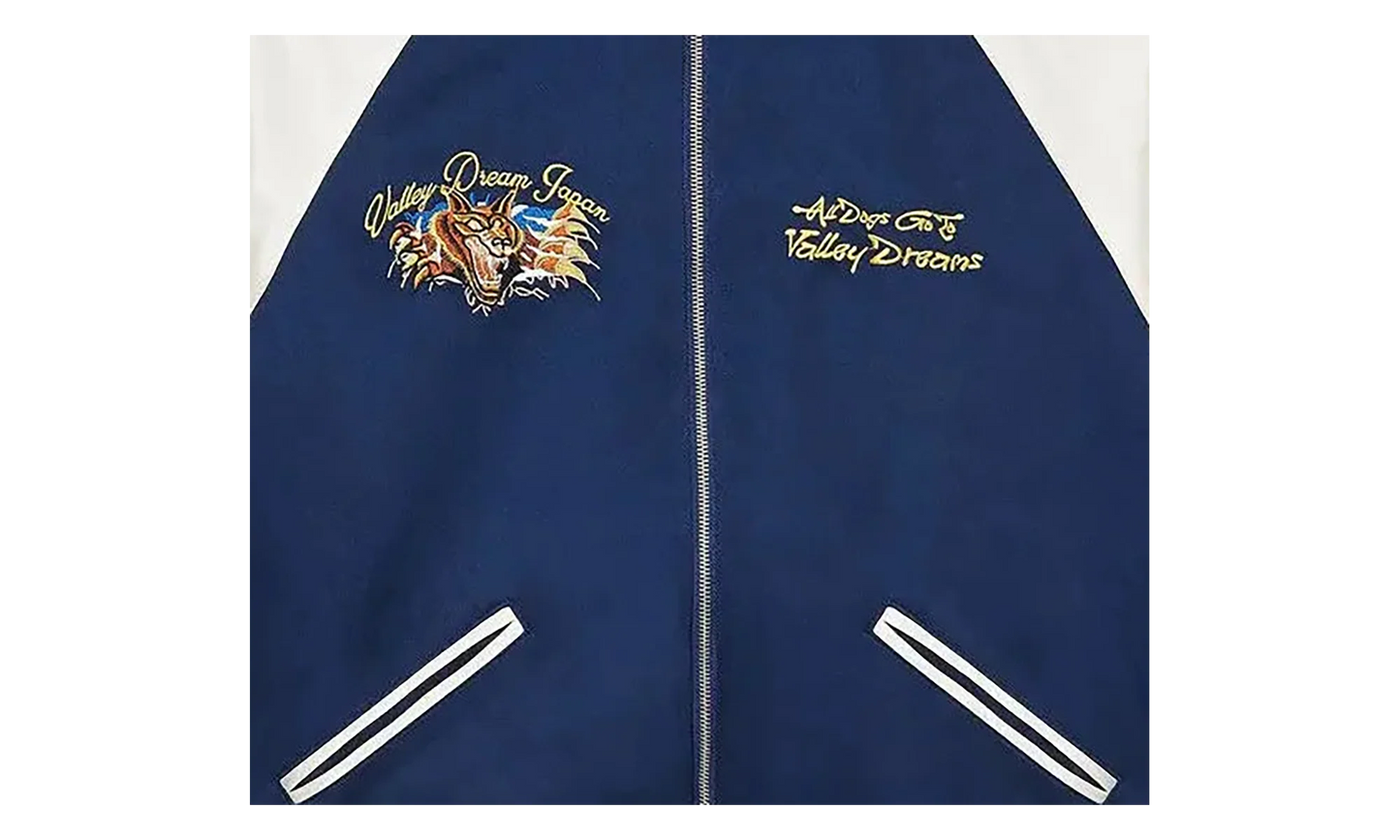 Navy Reverso Sukajan "Navy / Green" VAL151