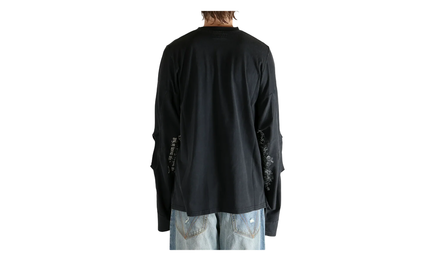 Spirit Cut-Up Long-Sleeve T-Shirt "Magnet" UCF76LS680M MAGN