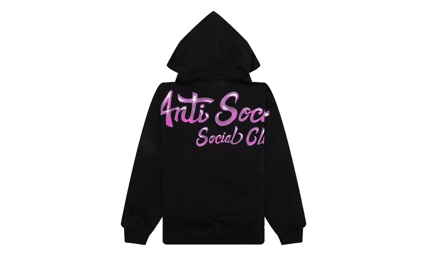 Airbrushed Hoodie "Black" ASSCFW2549