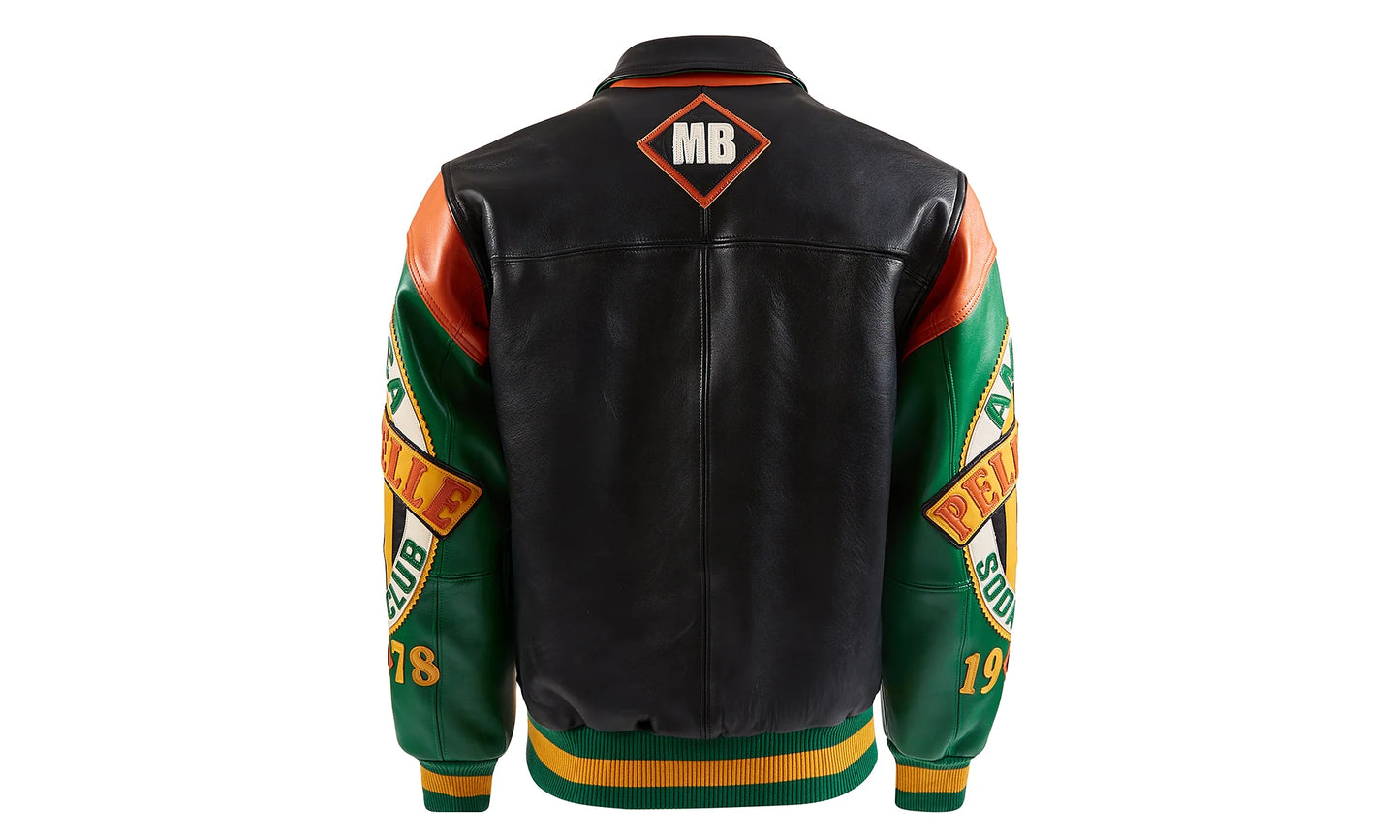 American Soda Club Jacket "Black / Green" PP007