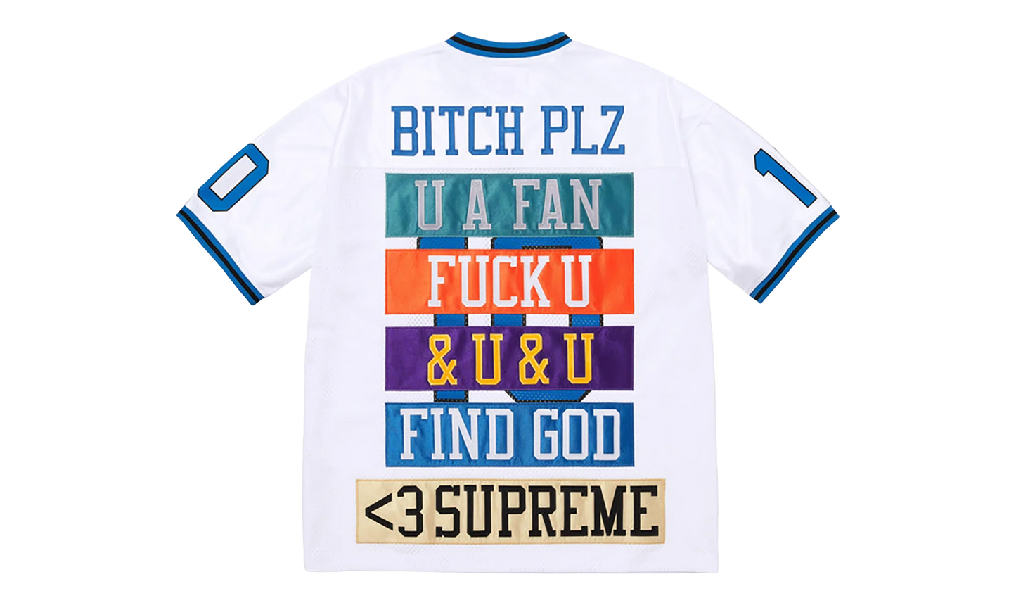 Find God Football Jersey "SS26 - White" SU27067