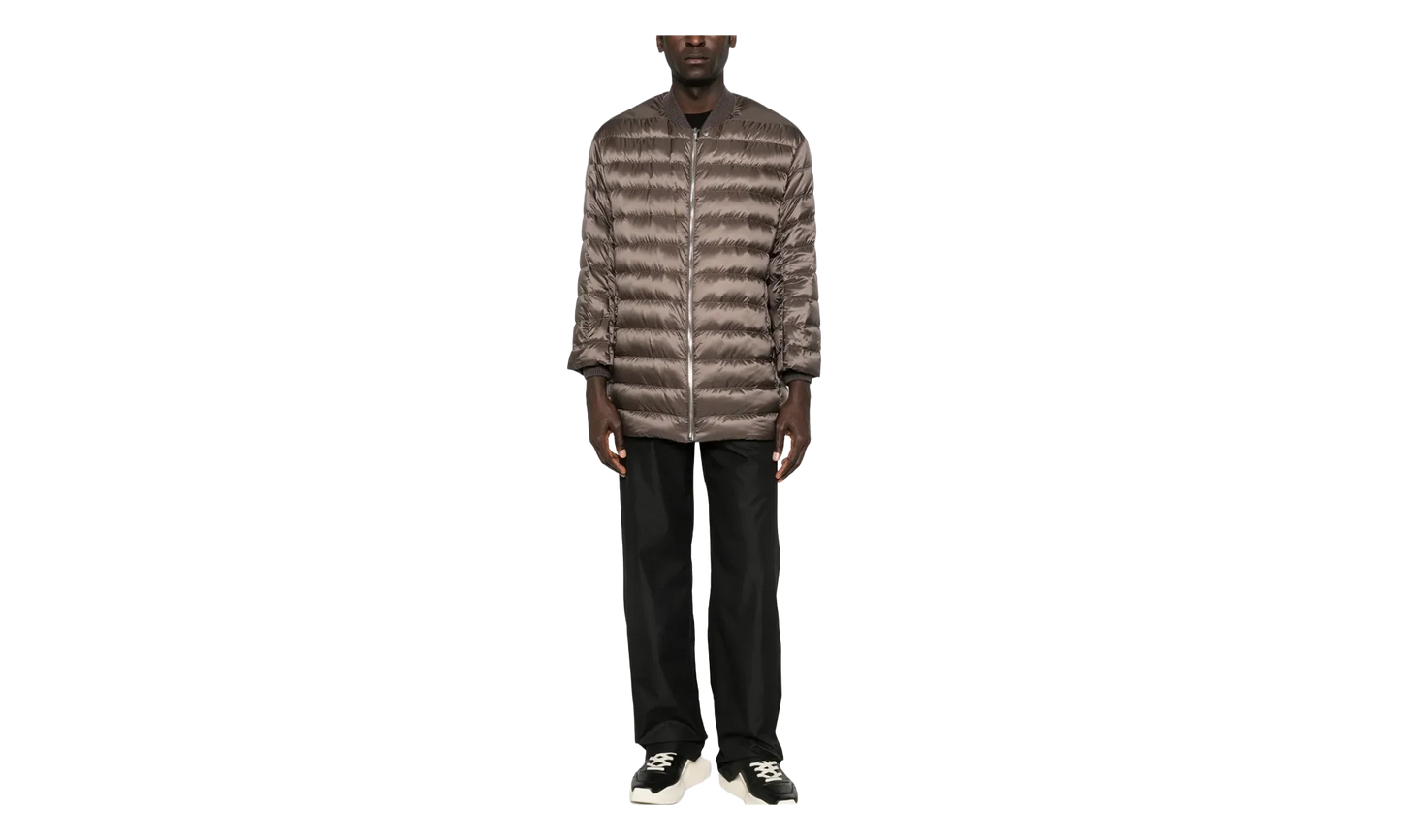 Rick Owens Woven Flight Parka Jacket "Dark Dust" MON35