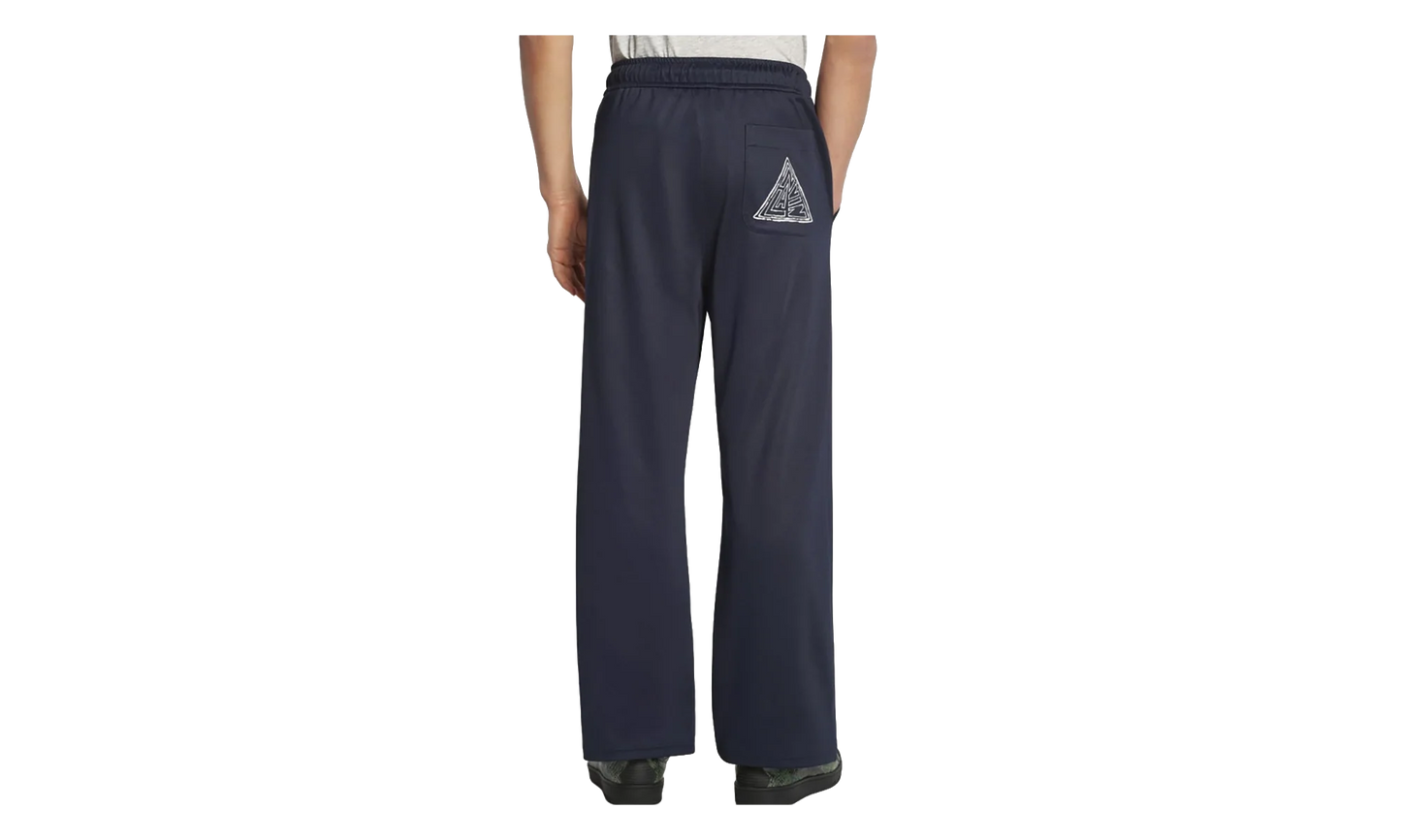 WIDE-LEG JOGGERS WITH STRIPE "Navy" RM TR0055 J132 A22 291