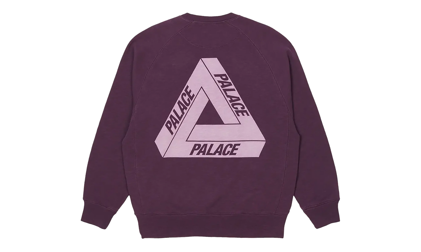 Tri-Ferg Slub Crewneck Sweatshirt "Purple" p0131