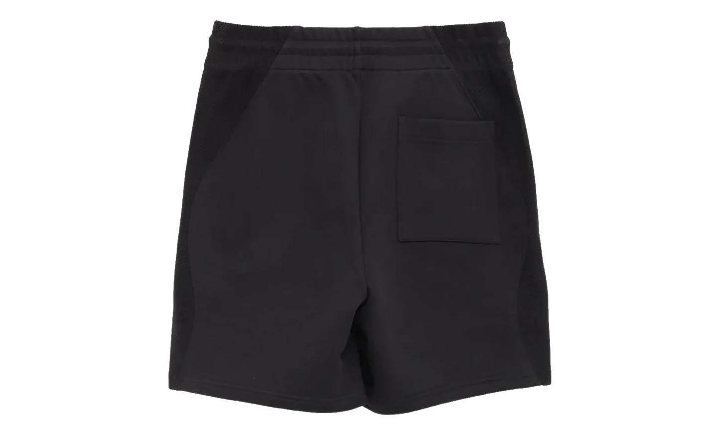 Squash Logo Flock Shorts "Black" MSS26JTR36901