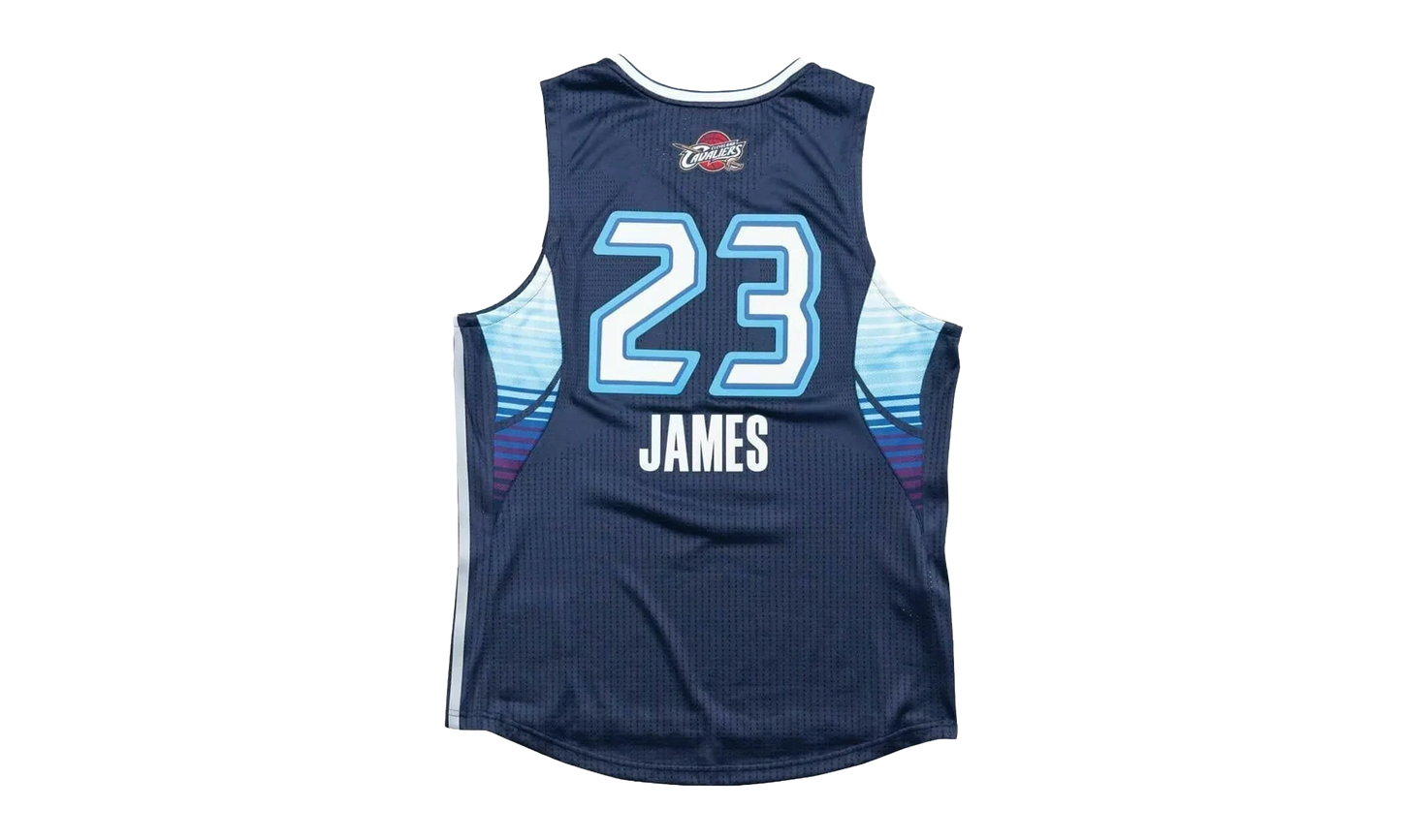 NBA LeBron James Authentic Jersey "2009 All-Star East - Navy" AJY4EL18003 ASENAVY09LJA