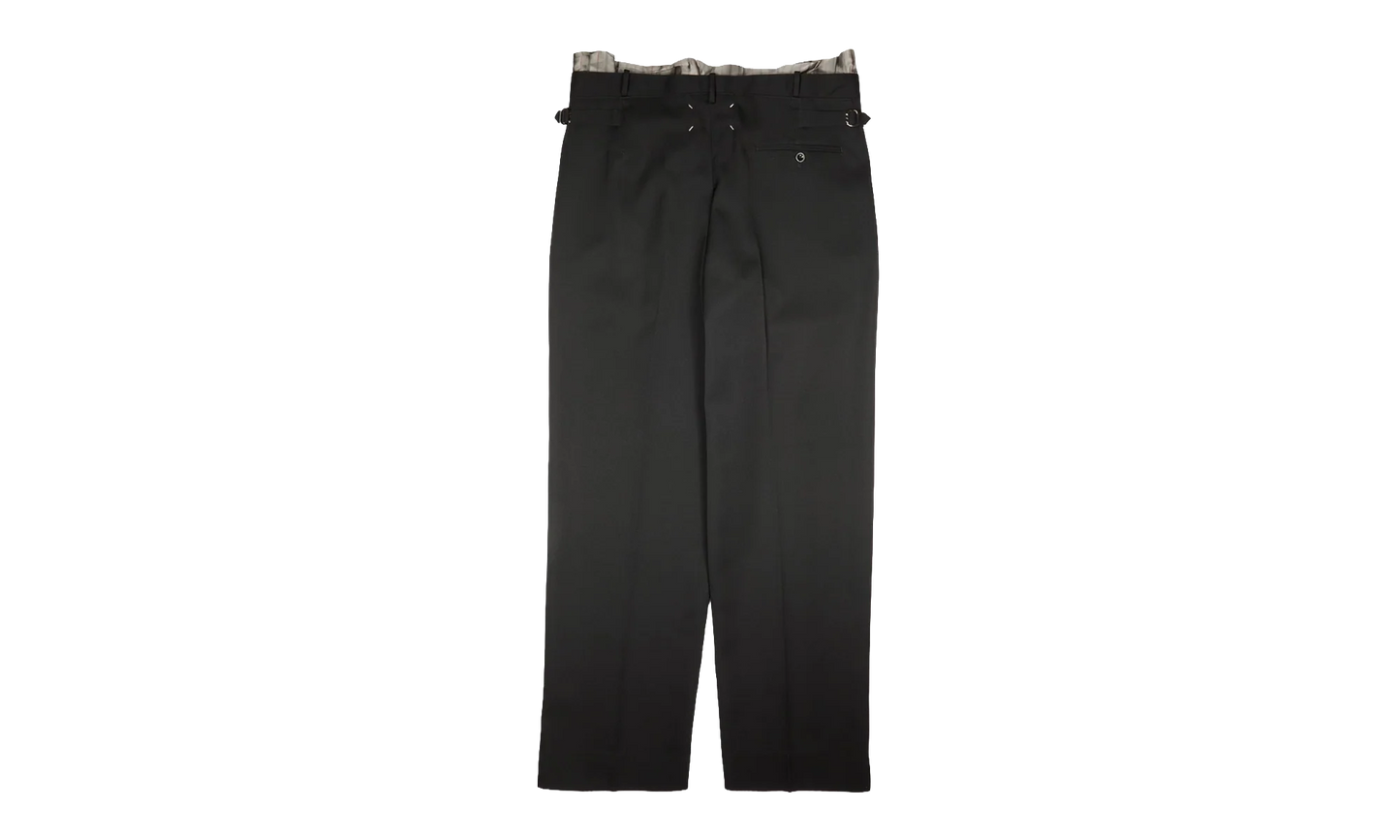 Layered Pleated Trouser "Black" S50KA0705M35693900