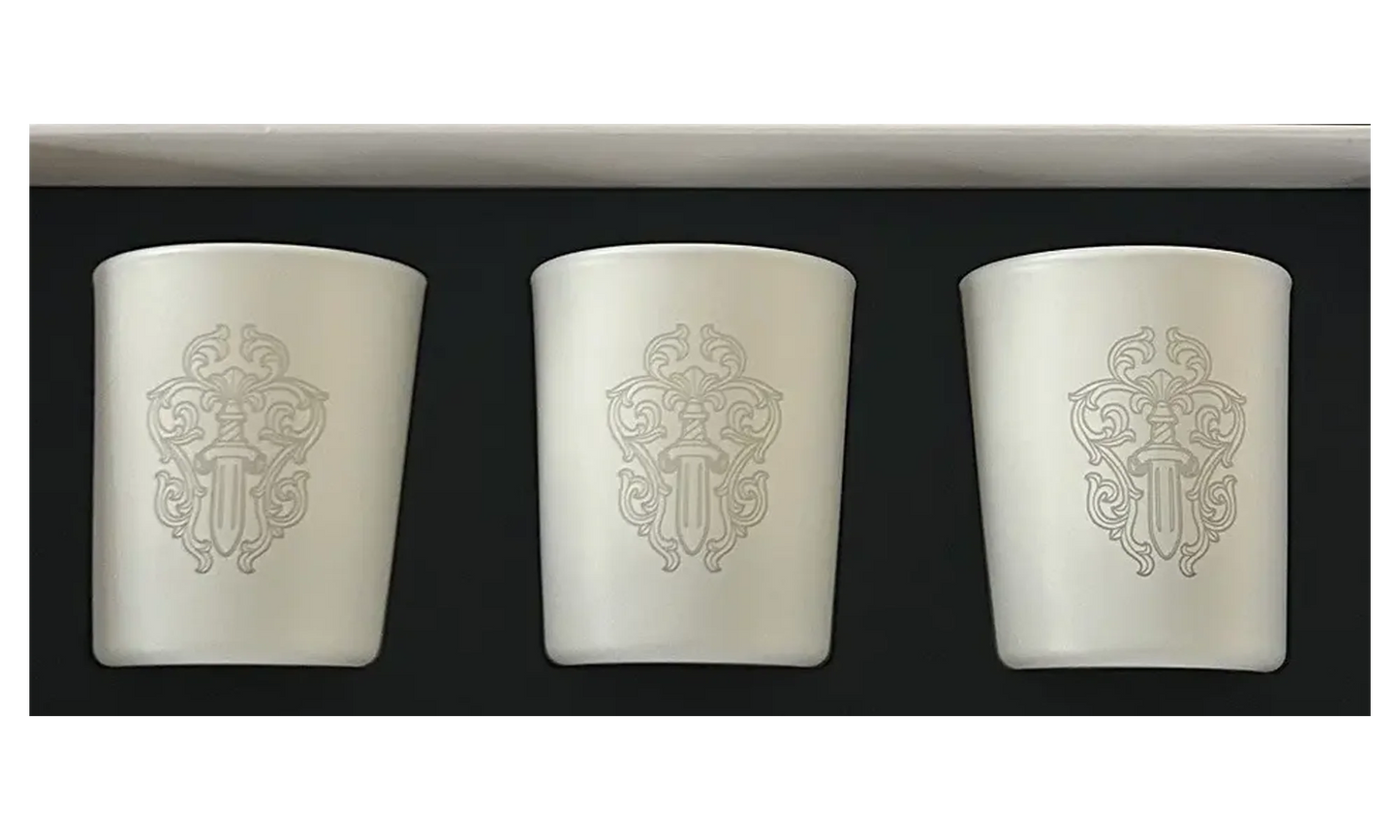 Shot Glass 22 Candle Set "White" CHRM0850